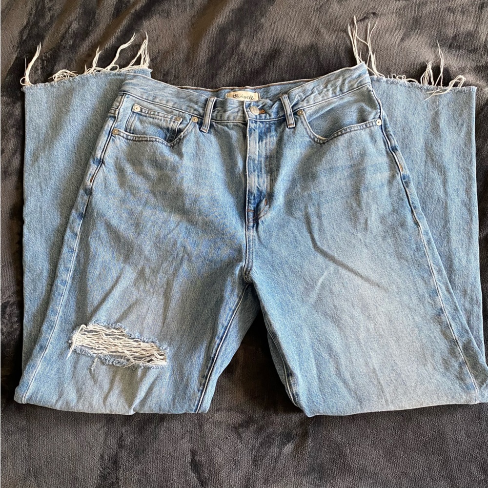 Madewell 90s Straight Distressed Jeans - 30